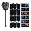 Flexible Head Starlight for Kids Room Car Roof Star Night Lights, Starry Sky Projector Light, Interior Ambient, Plug-and-Play USB Light Decorative