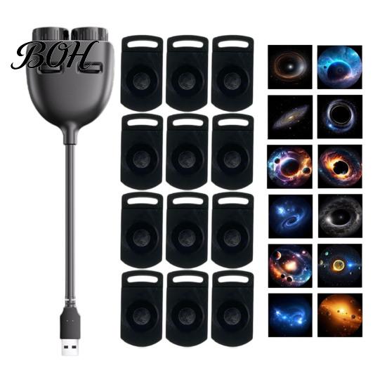 Flexible Head Starlight for Kids Room Car Roof Star Night Lights, Starry Sky Projector Light, Interior Ambient, Plug-and-Play USB Light Decorative