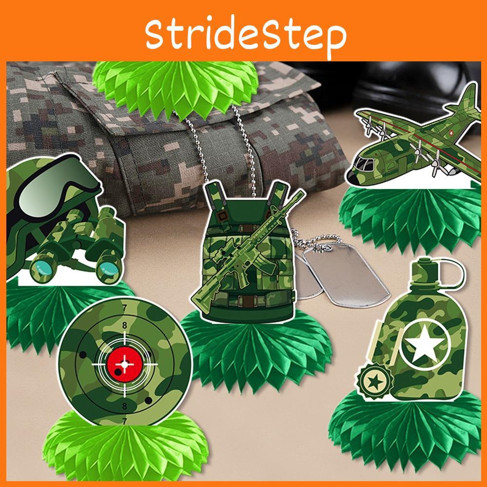Military Style Honeycomb Tabletop Decor For Kids Party Venue Event Decorations