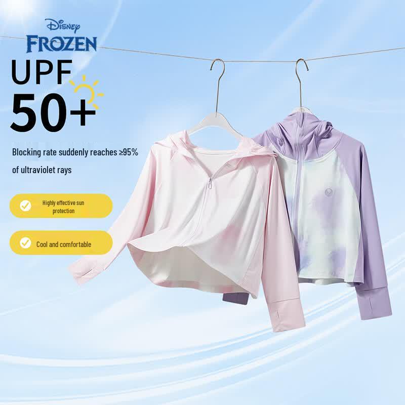 Disney Girls  Summer Cartoon UPF50+ Sun Protection Jacket 130