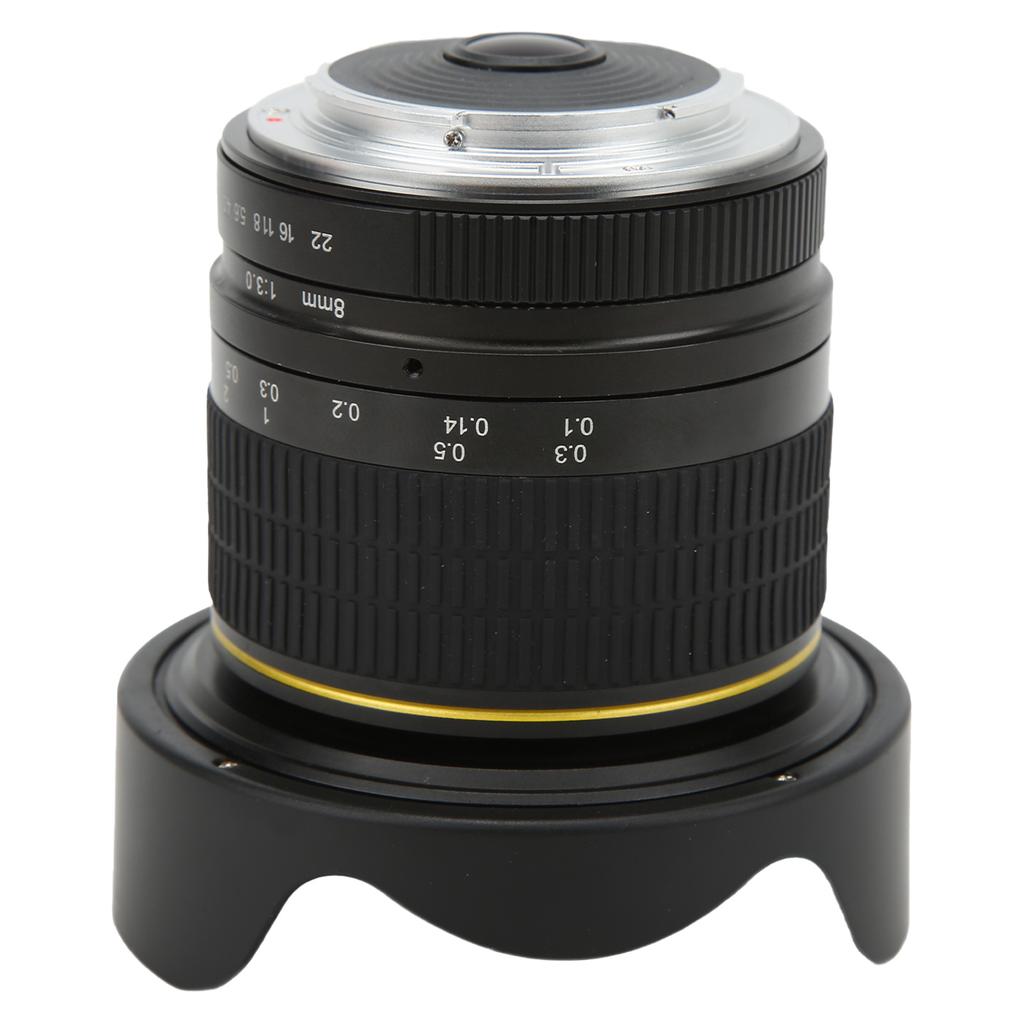 8mm F3 Ultra Wide Angle Fisheye Lens F Mount Manual Focus Lens for SLR Cameras