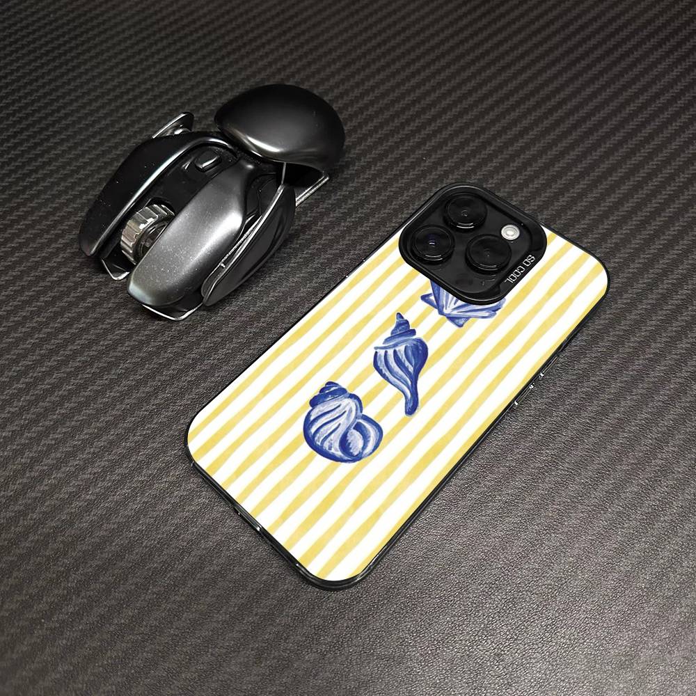 Cute Marine Life, Crabs, Lobsters Phone Case For IPhone 17 16 15 14 13 12 11 Pro Max Plus Color Silver Cover