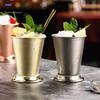 400ml Julep Cups Stainless Steel Drinking Glasses Vintage Metal Cocktail Cup for Derby Party Supplies Home Restaurant Outdoors Camping