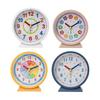 Colorful Learning Clock for Kids, Orange, Ideal for Birthday Gifts and School Milestones, Durable Materials, Learning Toy