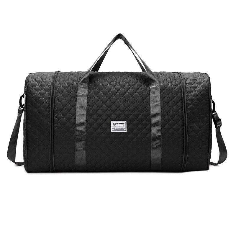 Folding and Extended Outdoor Portable Travel Bag Dry and Wet Separation Fitness Bag Large Capacity Moving Storage Bag Can Be Used To Pull Rod