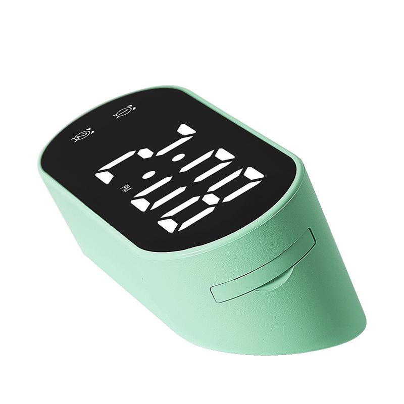 

Электронные цифровые часы, светодиодный будильник, отображение даты, температуры, обратный отсчет времени, студенческие часы с повтором, 12/24 ч, яркие цвета зелёный