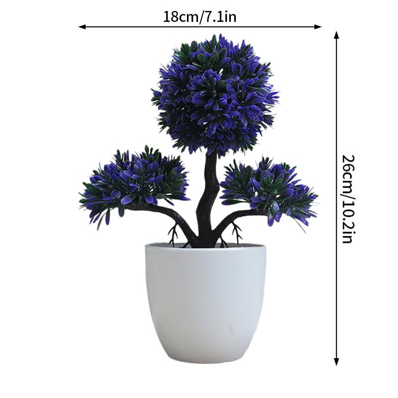 Umělá Simulovaná Rostlina Borovice Vítající Hosty Květináč Zelená Rostlina Bonsaj Počítačový Stůl Krajinná Dekorace Květináčová Rostlina