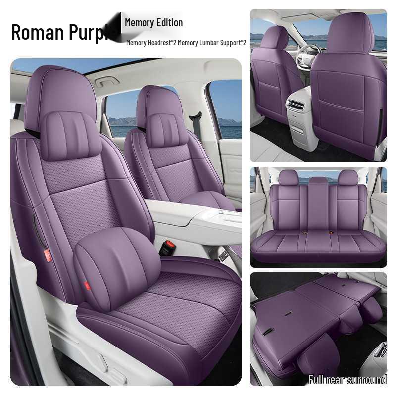 Compatible Leapmotor LAFA5 Seat Covers: Full Coverage Perforated Leather Cushions for All Seasons, Fits 26 Models
