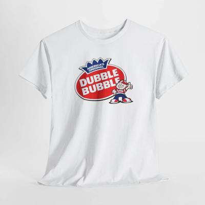 Vintage iedvesmoti Dubble Bubble košļājamās gumijas, Retro grafisks T-krekls, Klasiska apdruka,