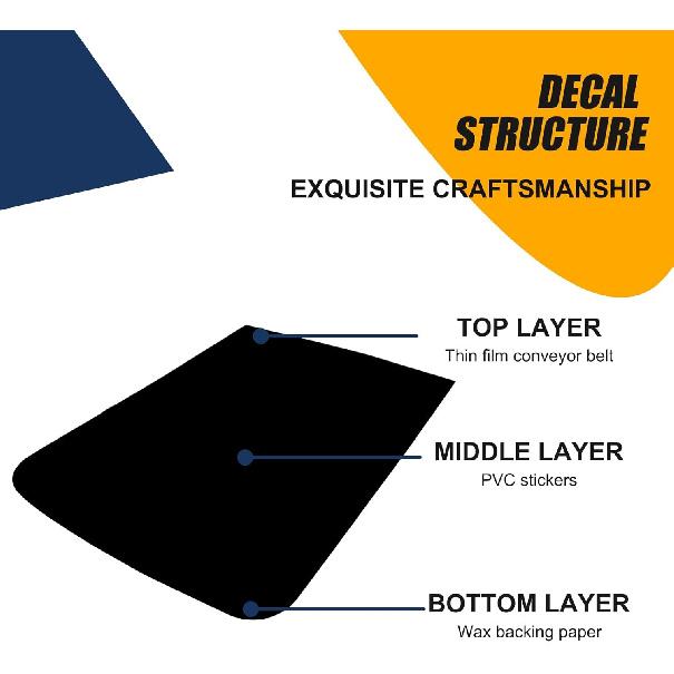 Kompatibilní s INEOS Grenadier 2020-2024 Samolepka na kapotu auta, Kryt kapoty auta PVC Voděodolný Černý Topografický vzor Samolepky Exteriér
