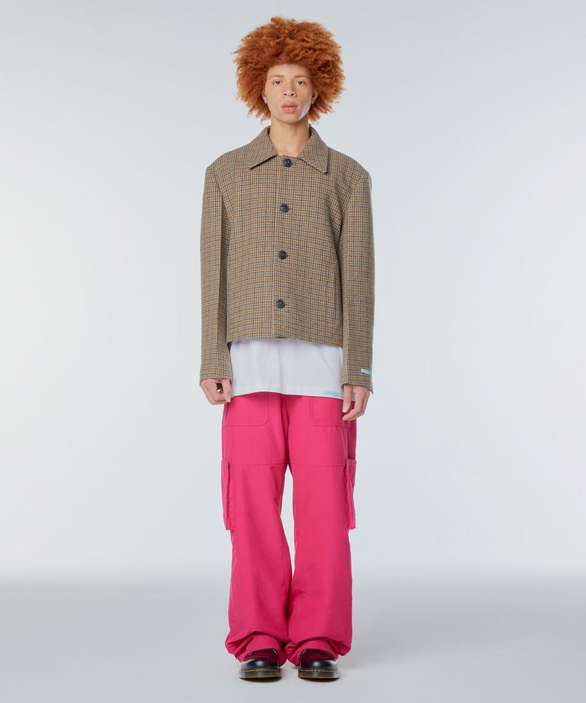 Instantfunk Ms Single Wool Crop Jacket