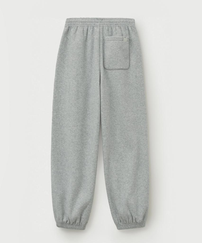 Seteo (W) Theo Brushed Fleece Jogger Pants Melange Gray