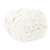 Single Thick Ice Strip Yarn Needle Knitting Woven Blanket Slipper Line(Milk White)
