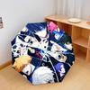 BlueLock Pattern Pattern New Style Umbrella, 1 Piece Automatic Folding Umbrella, Portable Foldable Travel Umbrella, Outdoor Umbrella,Birthday Gift