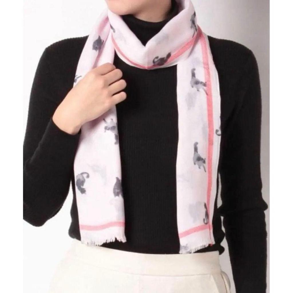 Used Reason for discount, new, PAUL&JOE, stole, cat, pink