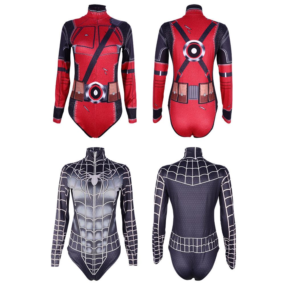 Cosplay Bodysuit 3d Printed Milk Silk For Superhero Costume Party
