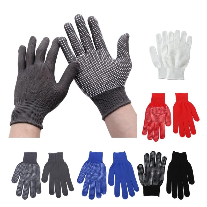 12pair Professional Work Gloves Elastics Lining Men Women Breathable Mittens for Men and Women
