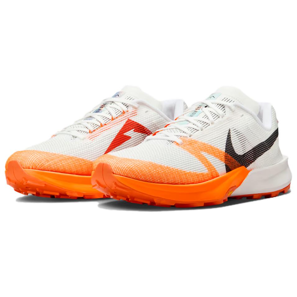 Nike Kiger 10 Comfortable Versatile Trail Running Shoes Men Sneaker Black White Orange FV3929-101
