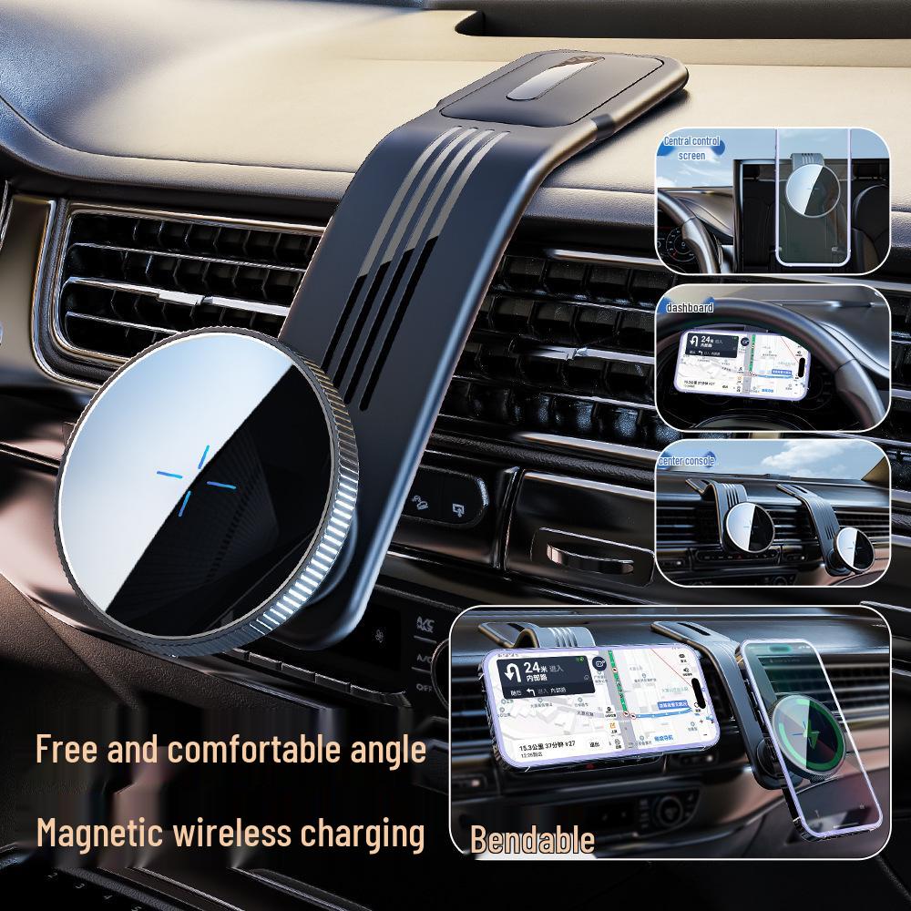 Supporto Universale per Telefono da Auto Wireless a Ricarica Rapida e Supporto per Navigazione