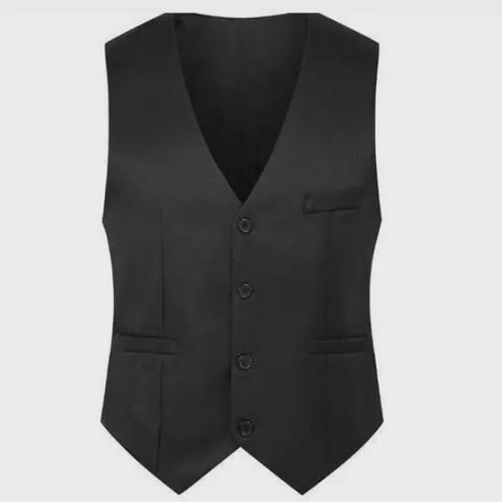 Gilet de costume pour homme coupe slim style coréen - Nouveau design sans repassage