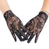 Breathable Elastic Gloves with Gothic Skull Design Perfect for Halloween Costumes Cosplay Event and Themed Parties