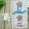Cute Bear Metal Cutting Dies DIY Scrapbook Emboss Paper Card Album Craft Stencil