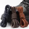 Runde Schnürsenkel Wachs-beschichtet Wasserdicht Baumwolle Schuhbänder Verwendet für Stiefel Freizeit Leder Unisex Schnürsenkel Gedreht Schuhbänder Zubehör