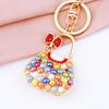 Fashion Cute Crystal Women Rhinestone Bag Lady Wedding Jewelry Trinket Car Girl Gift Bag Charm