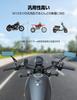 KEMIMOTO Motorcycle Left and Right Universal Easy Adjustable KM3112 Mirrors, 10mm, Set, Off-Road Mirrors, Square, Installation, Angle, Black,