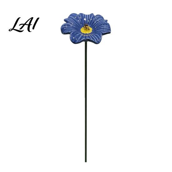 Backyard Bee Bath Station Ceramic Watering Station Garden Flower Stake Butterfly Water Weather Resistant Hydration Tool Feeder Pollinator