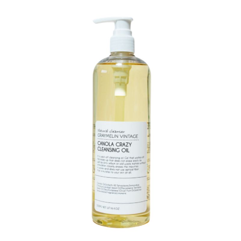 [Graymelin] Canola Crazy Cleansing Oil Double Set (500ml x 2ea) – Natural Deep Cleansing & Moisturizing