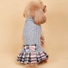 Hunde Pullover Kleid für kleine Hunde mit Fliege Rollkragen Gestricktes Hunde Kleid Haustier Hund Winterkleidung Warmer Pullover für Yorkies Chihua