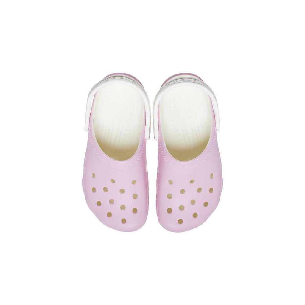 Crocs Classic Glow In The Dark Comfortable Versatile Non-Slip Durable Kids Sandals Kids Sandals Fire-Red 209158-6S0