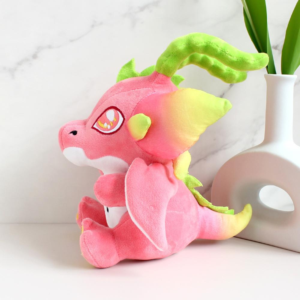 Fruit Macaroon Dragon Plush Toys Dinosaur Stuffed Doll Decoration Gift 20cm