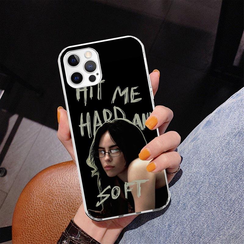 Hit Me Hard and Soft B-BillieS Phone Case For iPhone 13 12 Mini 11 Pro Max XS XR X SE 7 8 Plus 5S 5 6S 6 Gift Print Cover Fundas