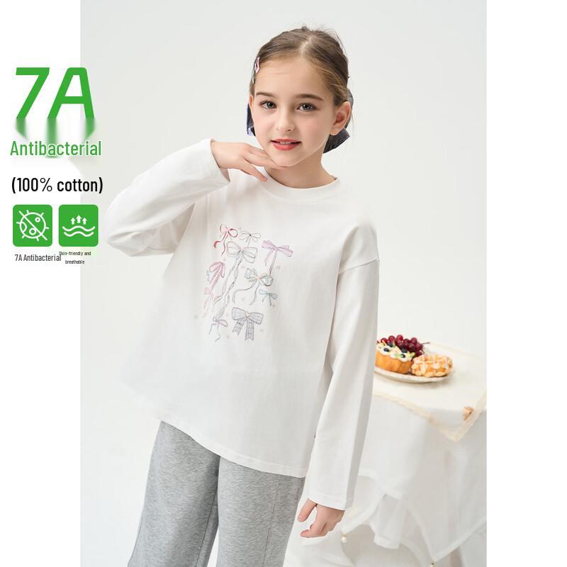 Montagut Girls  Abstract Line Print Long-Sleeve T-Shirt 120