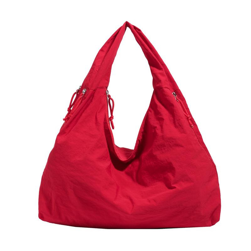 2025 women's bag large capacity lazy wind simple bag casual shoulder new underarm commuter bag fashionable tote bag