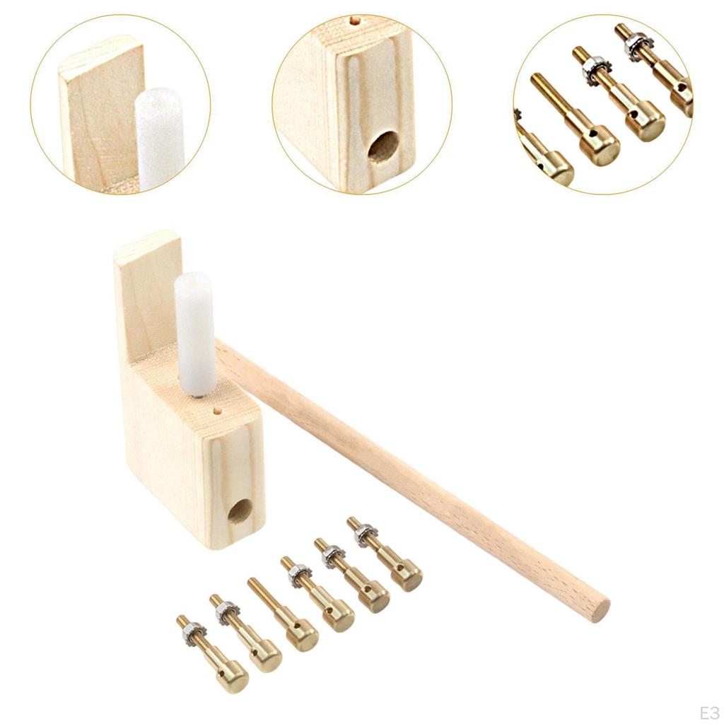 Bridge Pin Repair Kit, Musical Instrument Accessories, Portable, Sturdy, Lightweight, Compact,