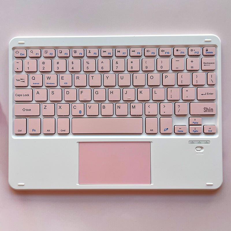 

Silent Seven-Color Backlit Bluetooth Keyboard for Apple & Huawei Tablets, Connects to Mobile Phones