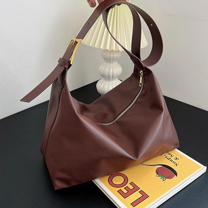 Fashionable Brown Synthetic Leather Tote Bag For Women Perfect For School And Work