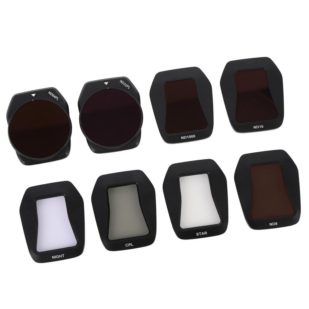 8 In 1 Filter Set for Air 3S Drone CPL ND Star Night Filter ND8 ND16 ND32PL ND64PL ND1000 Filter HD