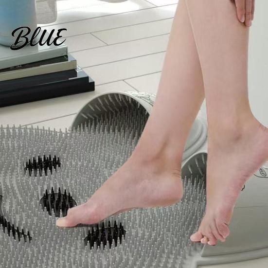 Suction Cup Foot Rugged Back Anti Slip Bathroom Shower Cleaner Rabbit Mat Scrubber Circular Massage