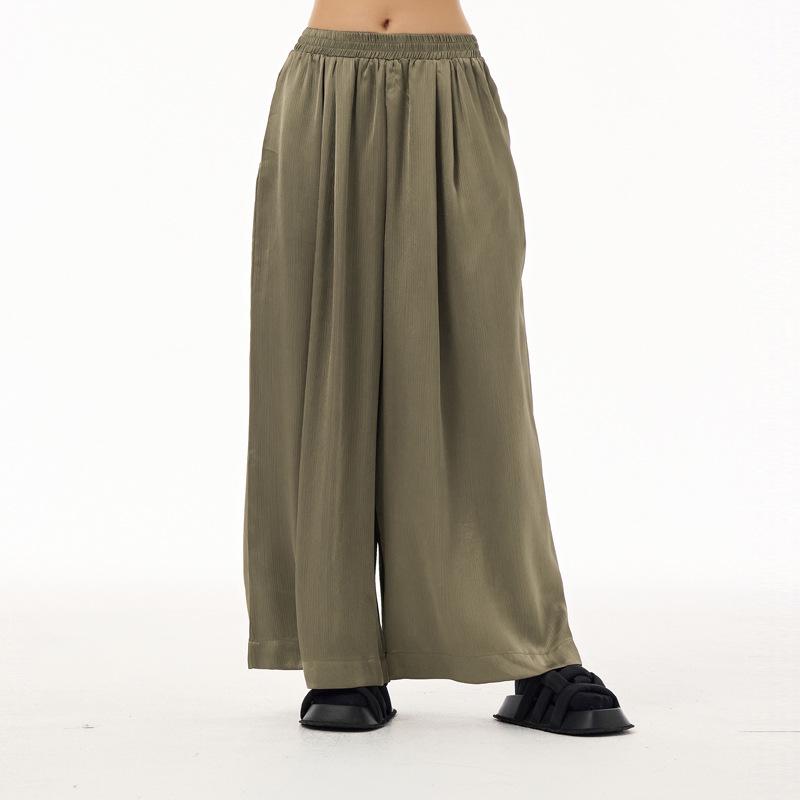 2026 Summer Hong Kong Style Yamamoto Casual Loose Wide-Leg Pants