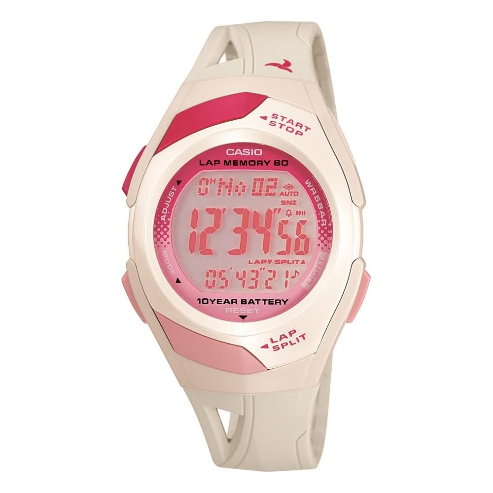 [Casio] CASIO PHYS Runner Watch LAP MEMORY60 TOUGH BATTERY10 STR-300-7 Pink [Imported]