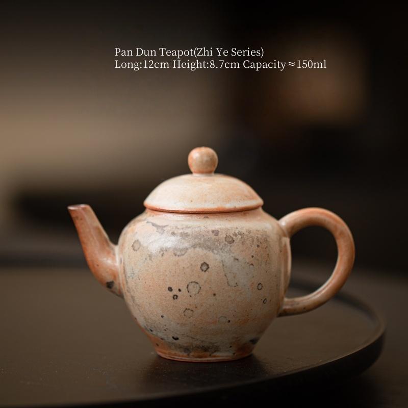 Chinese Retro Style Zhiye Fired Ceramic Teapot Kung Fu Tea Set Home And Office Tea Brewing Ceramic Tea Marker Tea Ceremony