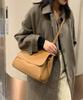 Women's Korean-inspired Shoulder Bag, Simple Square Design, Small Mini Shoulder Bag, Faux Leather (beige)