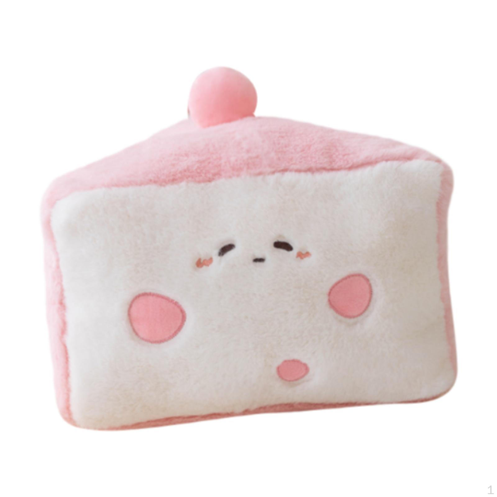 

Cake Cushion Plush Toy for Kids And Adults, Soft Throw Pillow Car Bedroom розовый