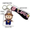 Labu cloth keychain 1PCS cartoon bucktooth boy boy schoolbag pendant car key chain small gifts