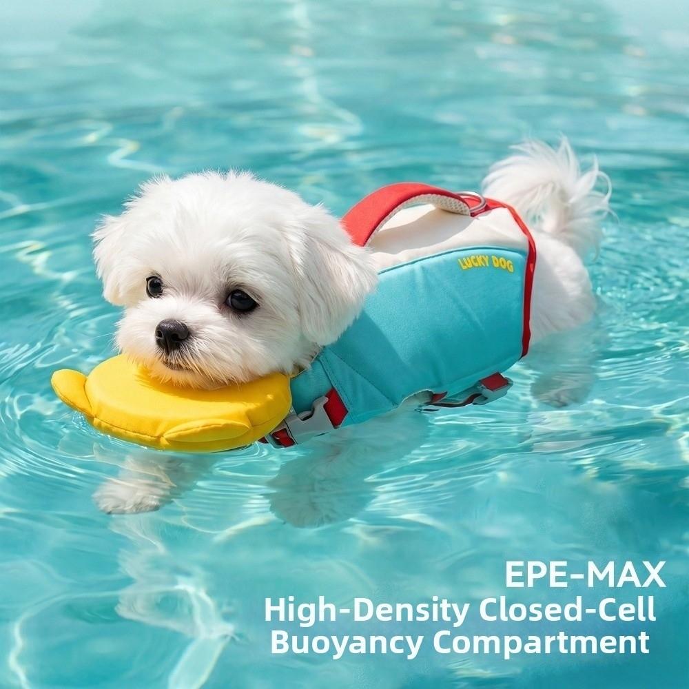 Waterproof Dog Life Jacket Adjustable Dog Life Preserver Puppy Safety Vests Spring Summer