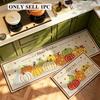 Carpet for Kitchen Long Rug Stain-resistant Wear-resistant Floor Mat Pumpkin Pattern Home Decoration Rugs Alfombras De Cocina